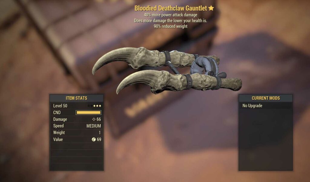 deathclaw best fallout 76 weapons