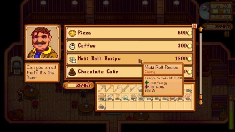 How to Make Maki Roll In Stardew Valley
