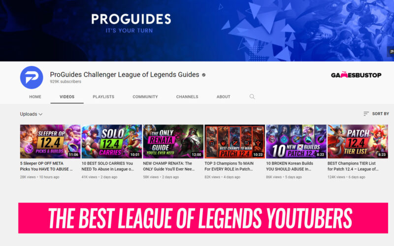 The Best League of Legends YouTubers GamesBustop