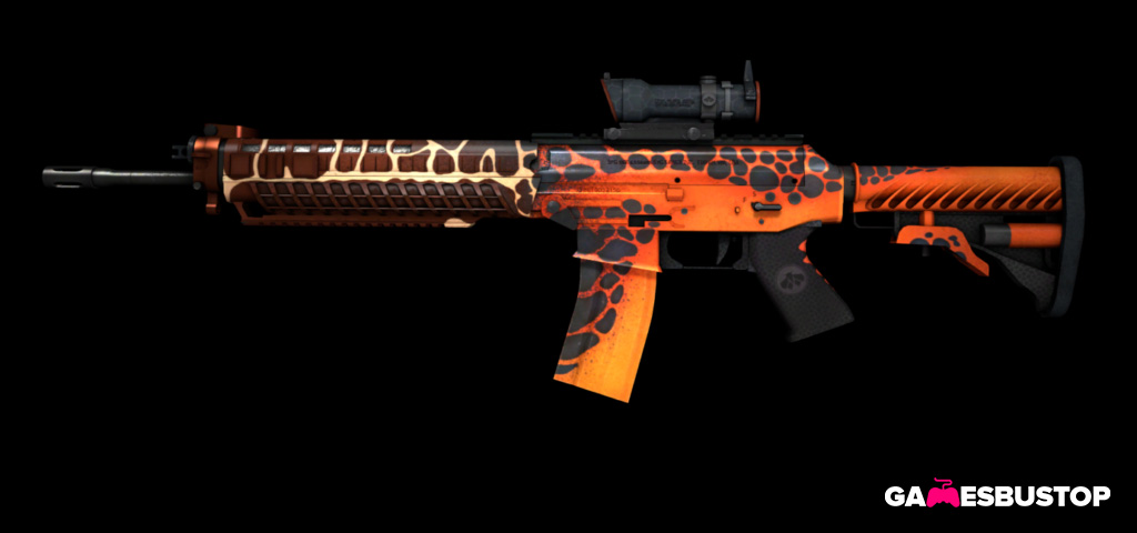 SG 553 | Tiger Moth (Factory New)  - GamesBustop CSGO Weapon skins