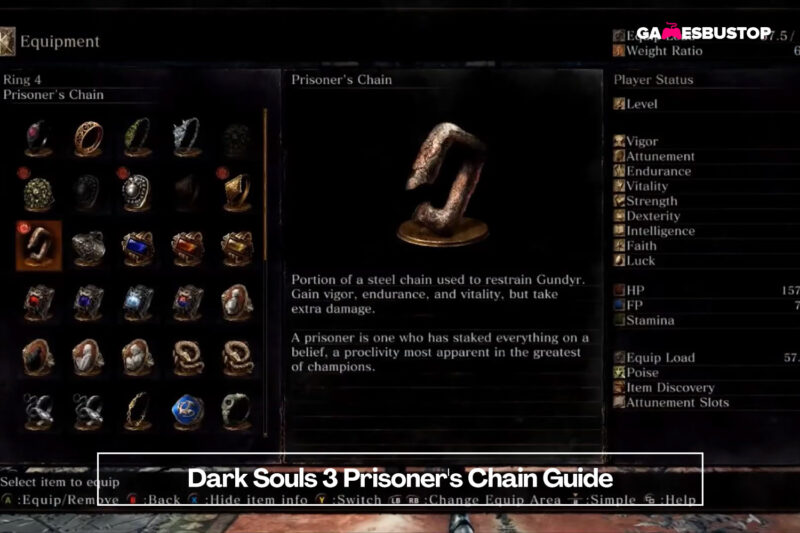 Dark Souls 3 Prisoner's Chain Guide