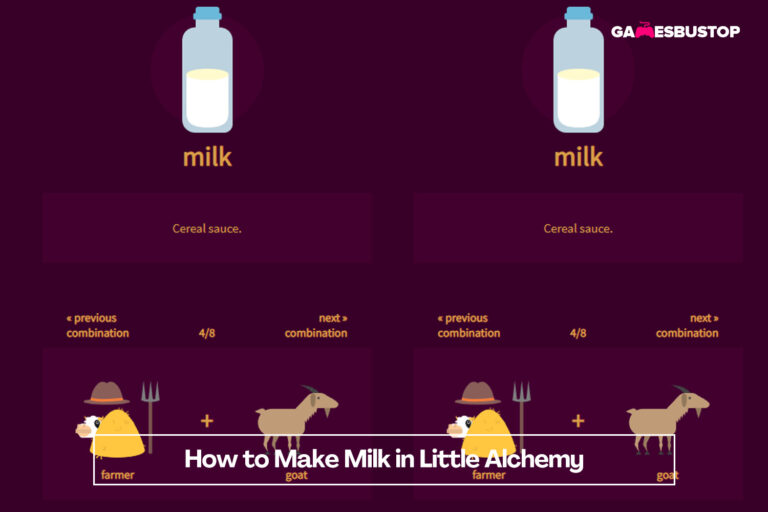 How to Make Milk in Little Alchemy