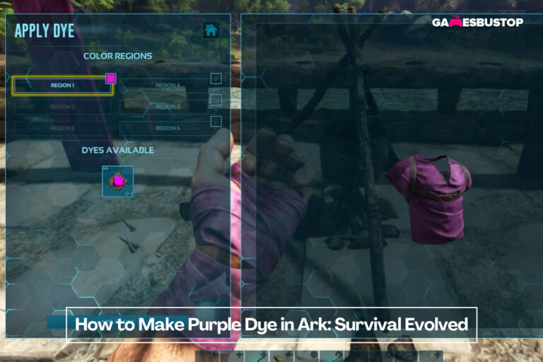 How to Make Purple Dye in Ark: Survival Evolved