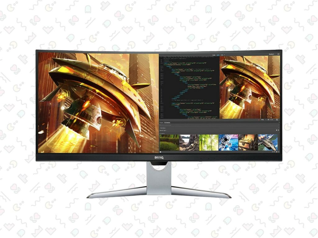 BenQ EX3501R Ultrawide Wide 35 Inch QHD 100 Hz Curved Gaming Computer Monitor
