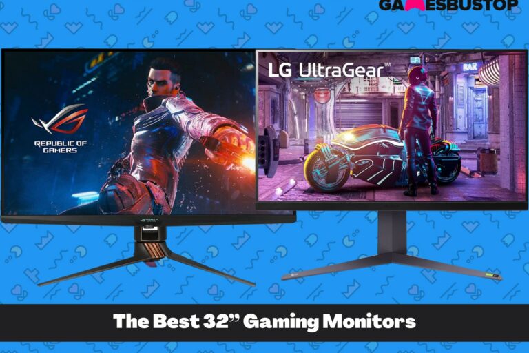 GamingBest 32” Gaming Monitors 2023 4K, 144hz, Curved, Budget Picks